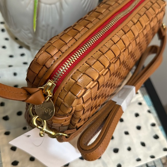 - Clare V. Midi Sac Woven Leather Crossbody - Picture 10 of 17